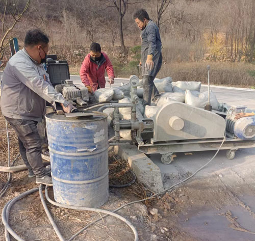 融水路面下沉注浆